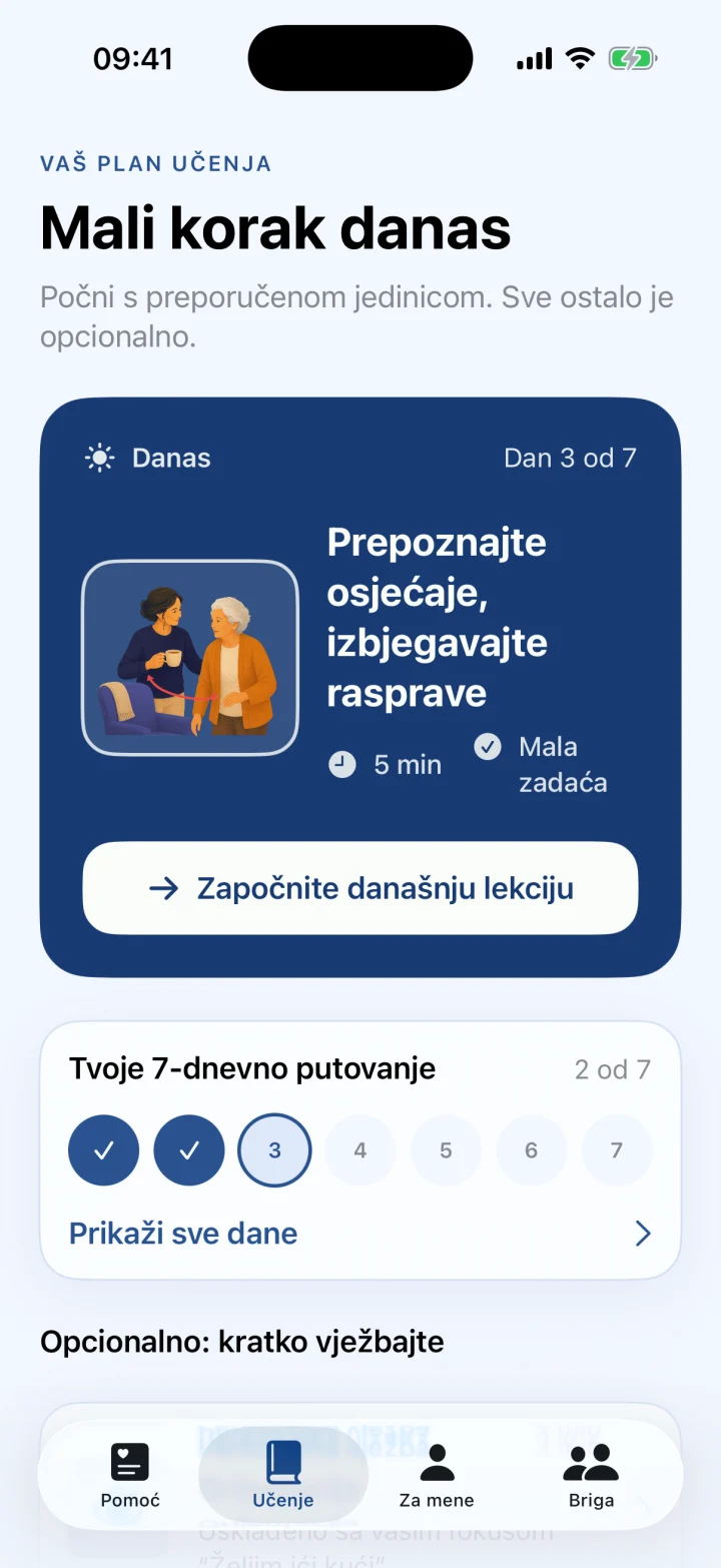 Vaš lični 7-dnevni plan