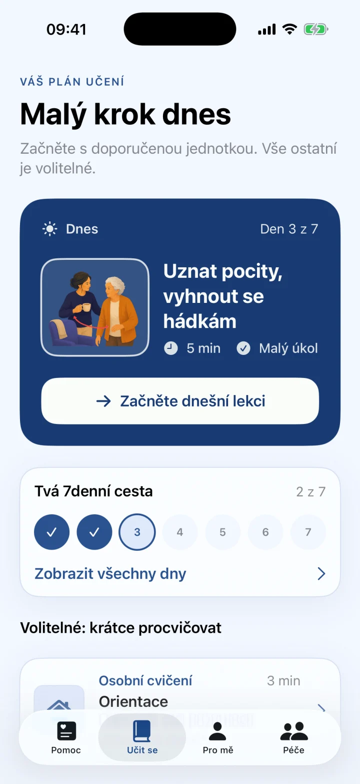 Váš osobní 7denní plán