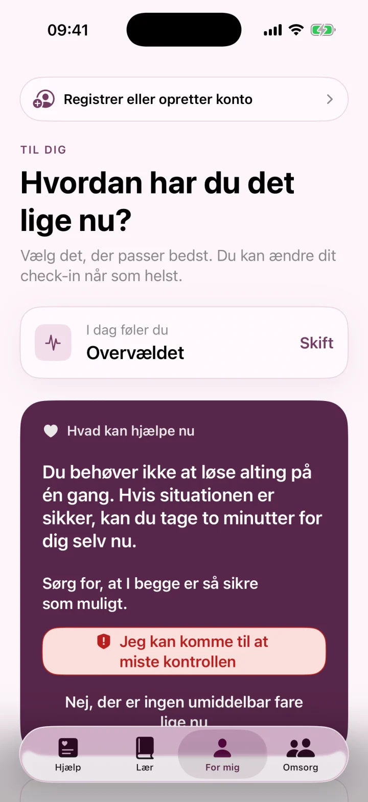 Hvordan har du det lige nu?
