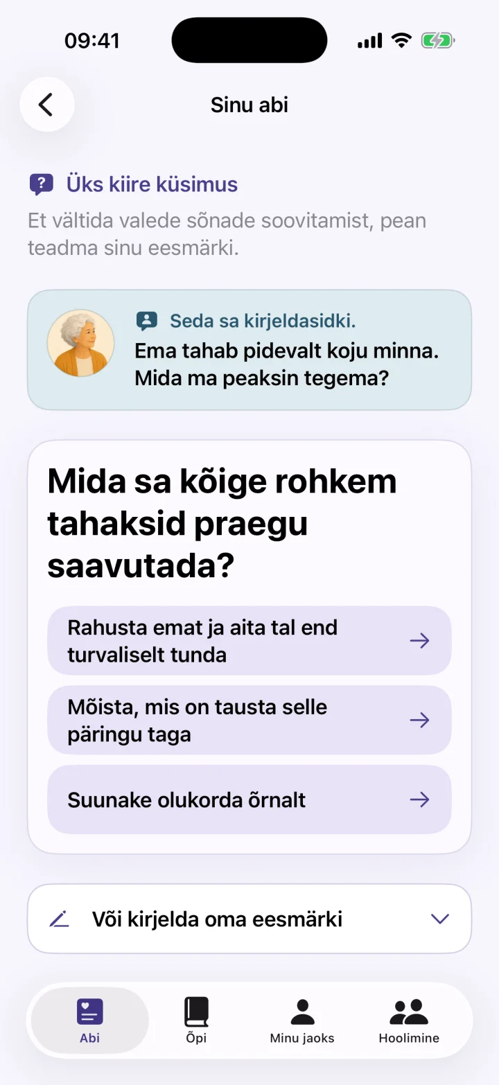Üks kiire küsimus