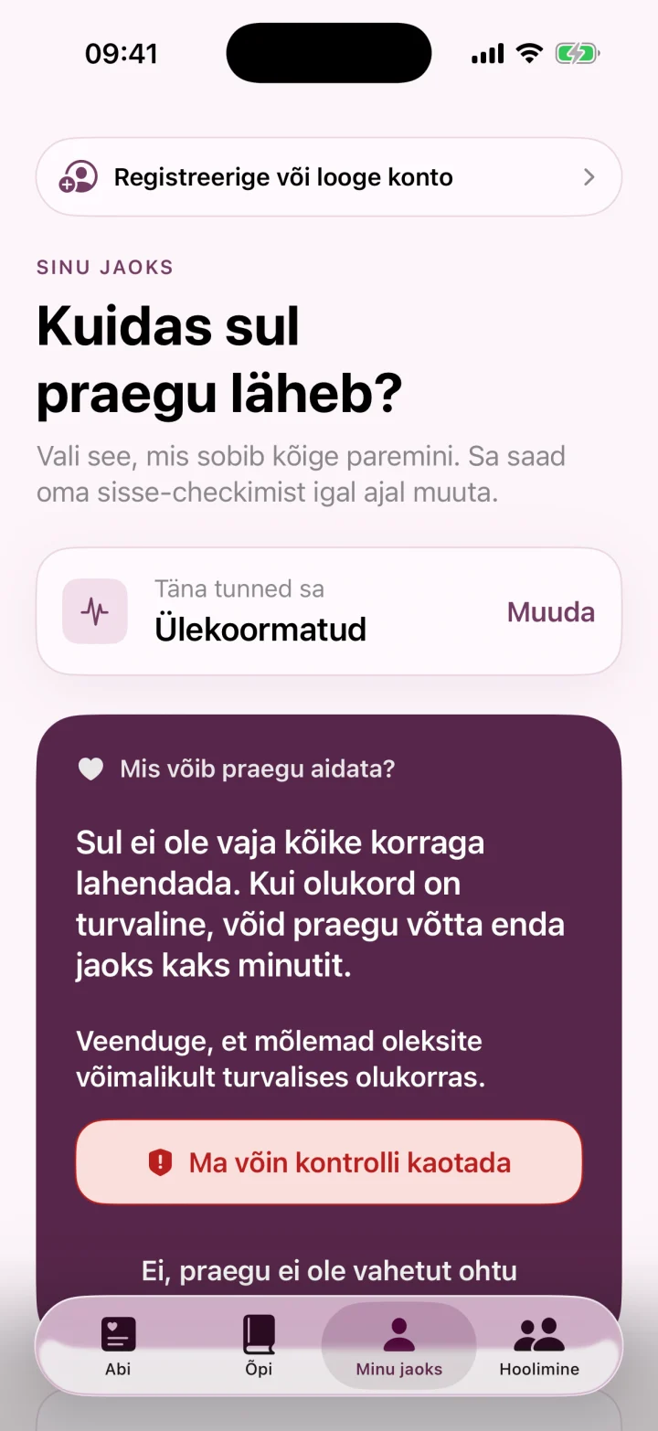 Kuidas sul praegu läheb?