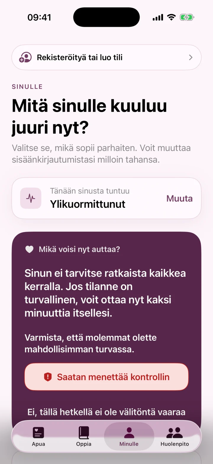Mitä sinulle kuuluu juuri nyt?
