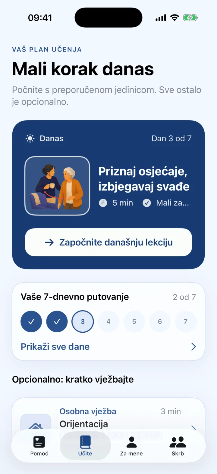 Vaš osobni 7-dnevni plan