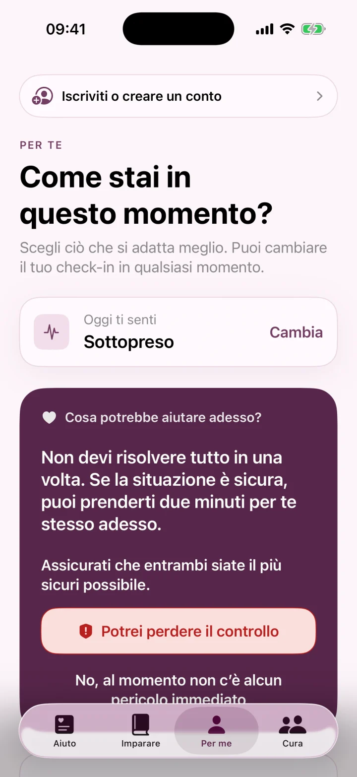 Come stai in questo momento?