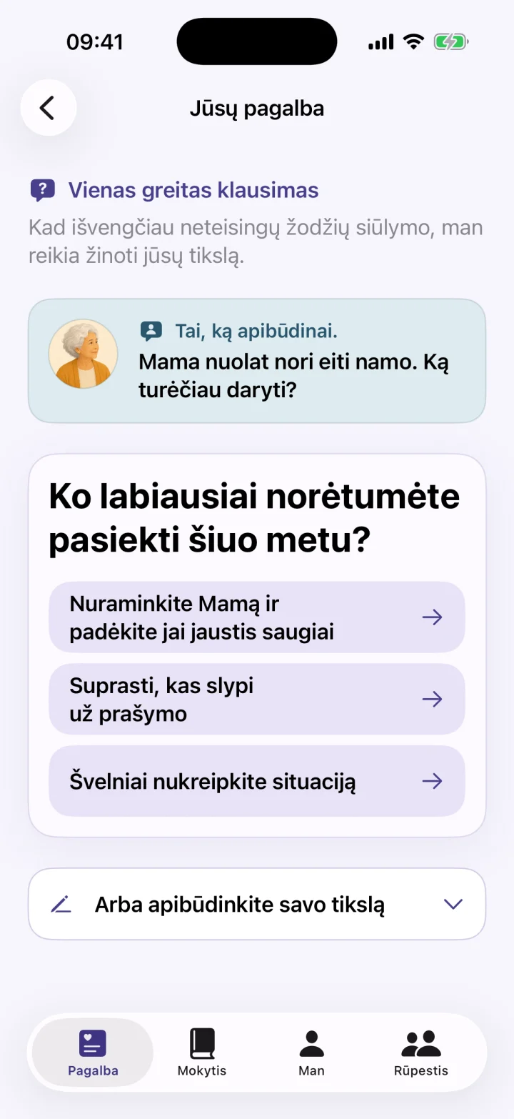 Vienas greitas klausimas