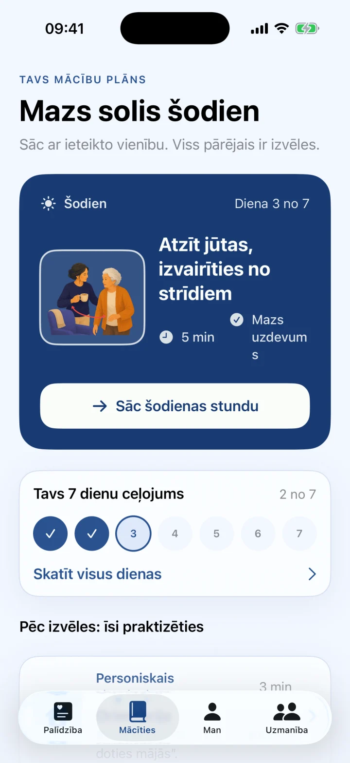 Jūsu personīgais 7 dienu plāns