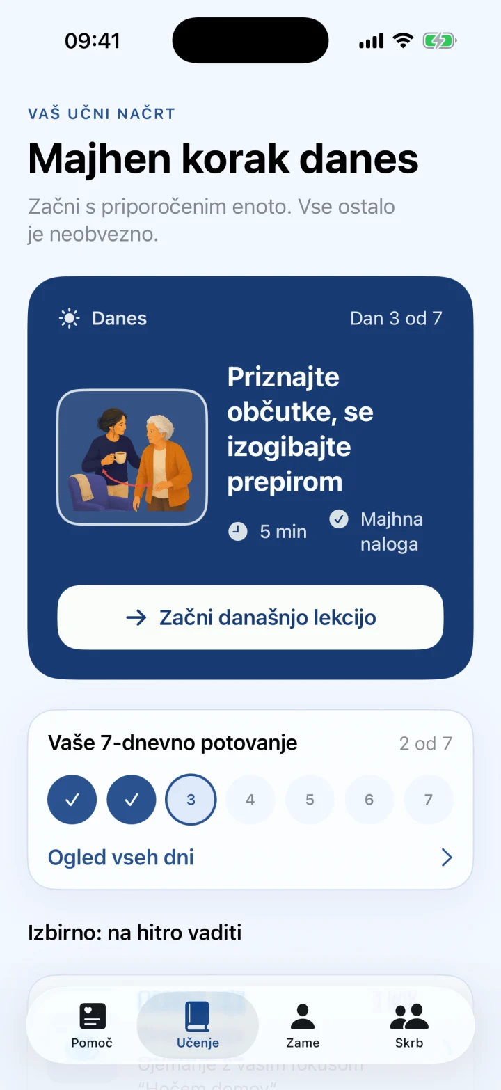 Vaš osebni 7-dnevni načrt