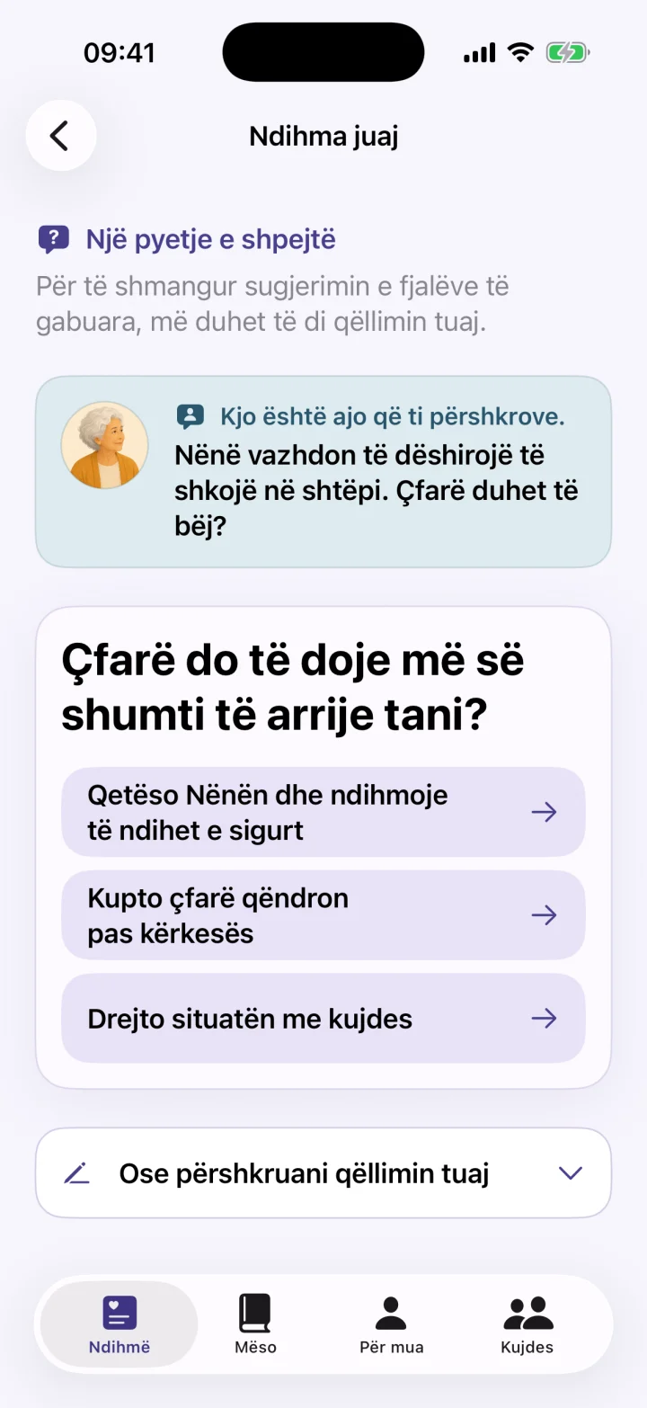 Një pyetje e shpejtë