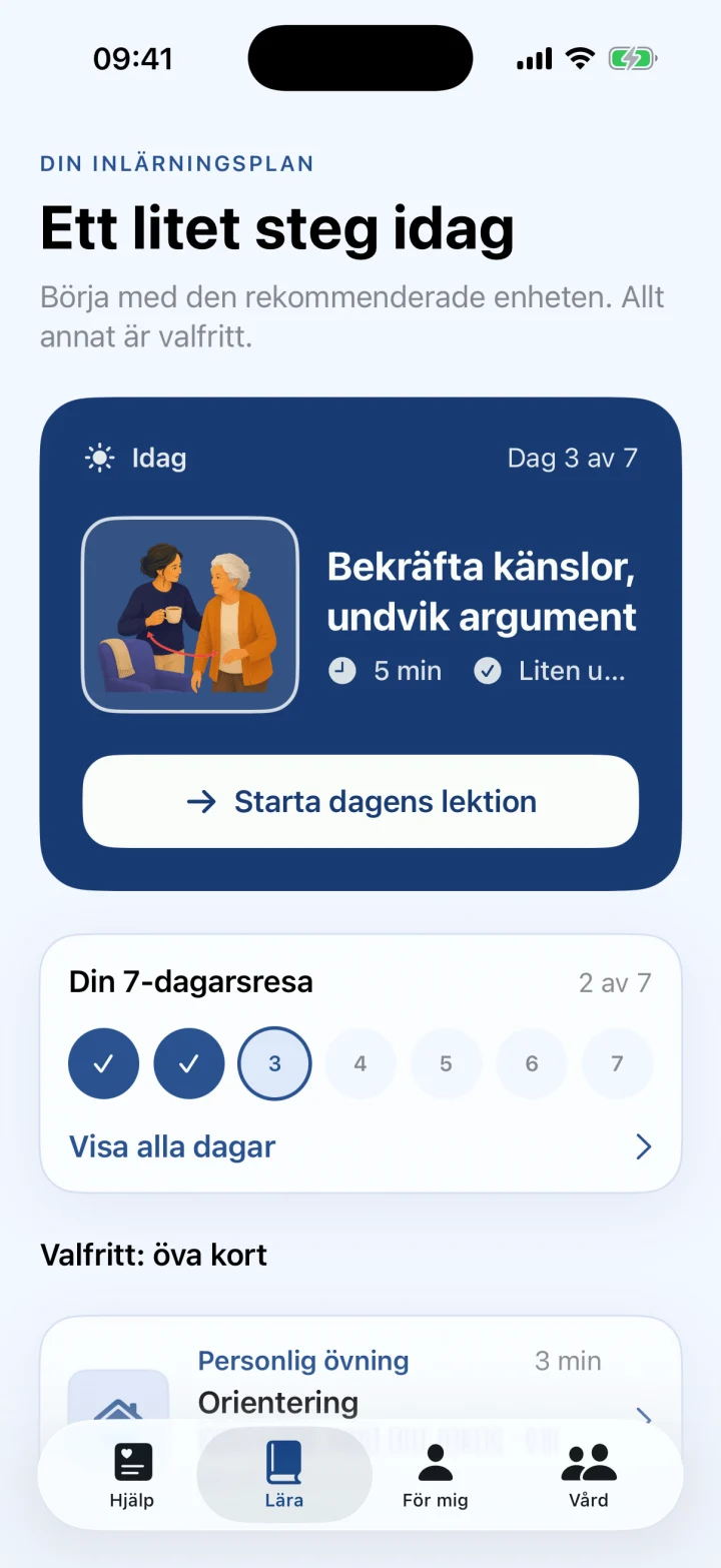 Din personliga 7-dagarsplan