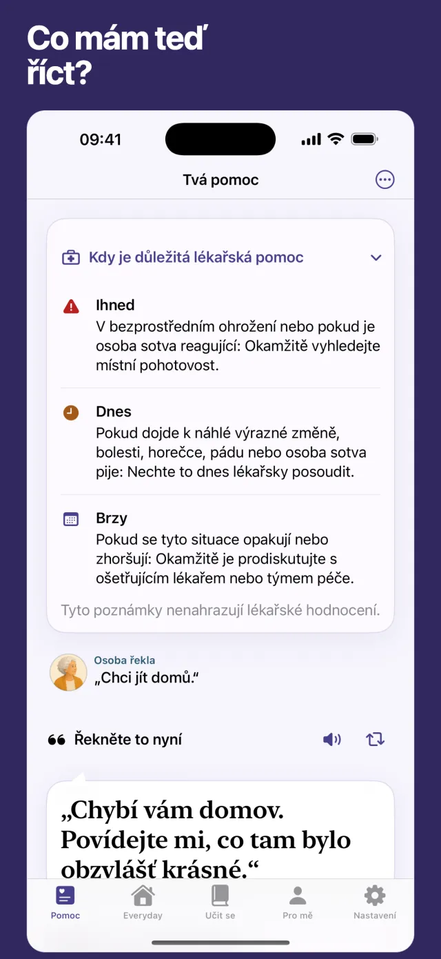 Co mám teď říct?