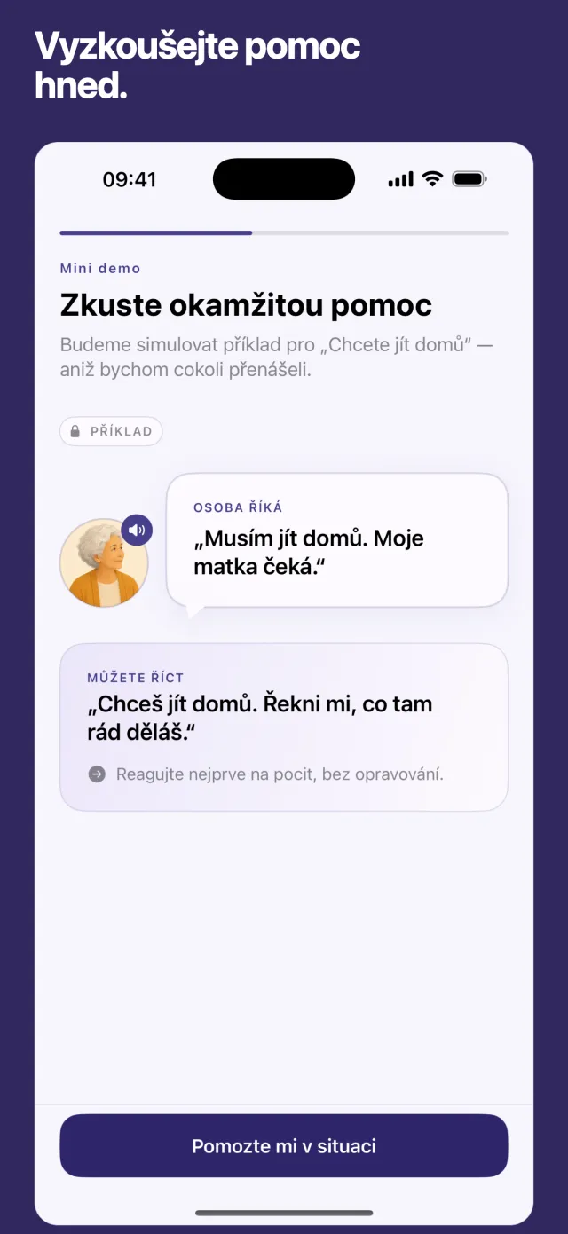 Vyzkoušejte pomoc hned.