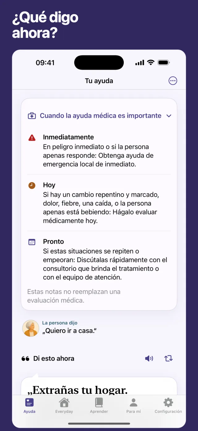 ¿Qué digo ahora?