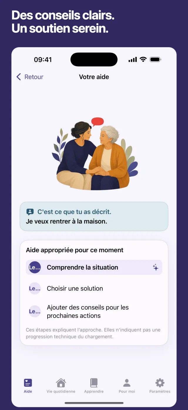 Des conseils clairs. Un soutien serein.