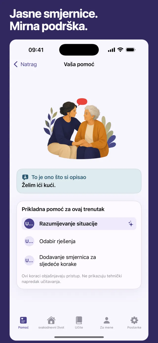 Jasne smjernice. Mirna podrška.