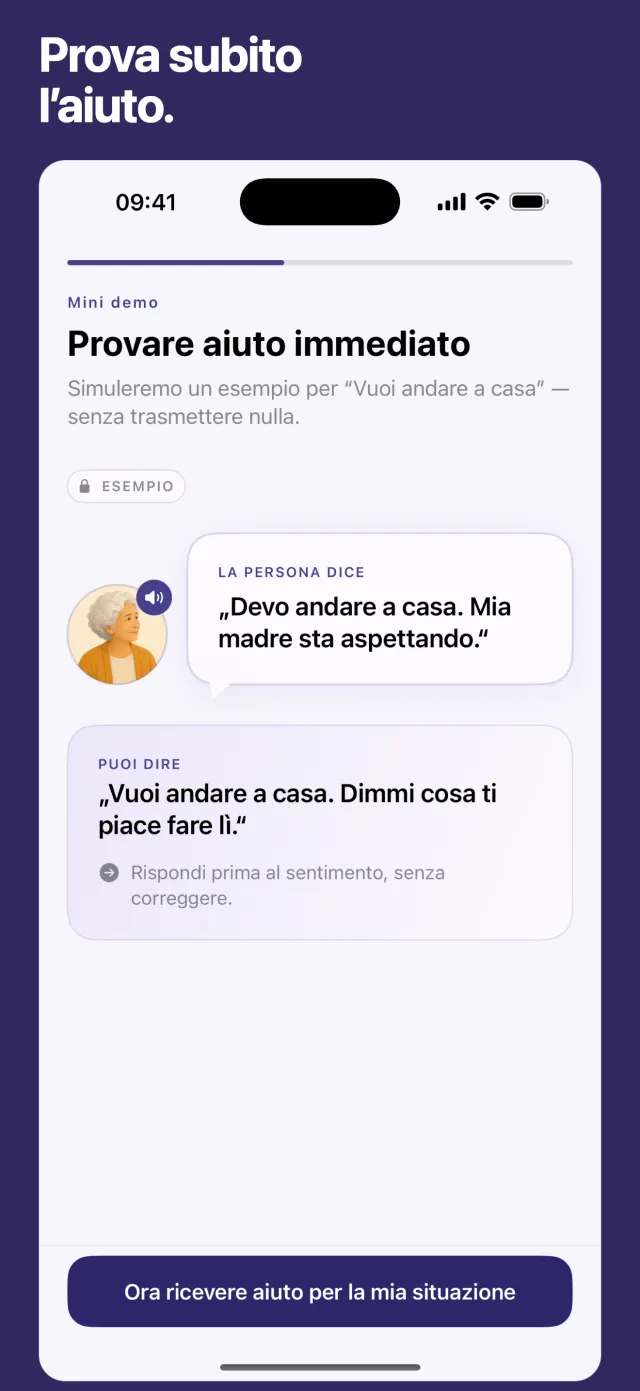 Prova subito l’aiuto.