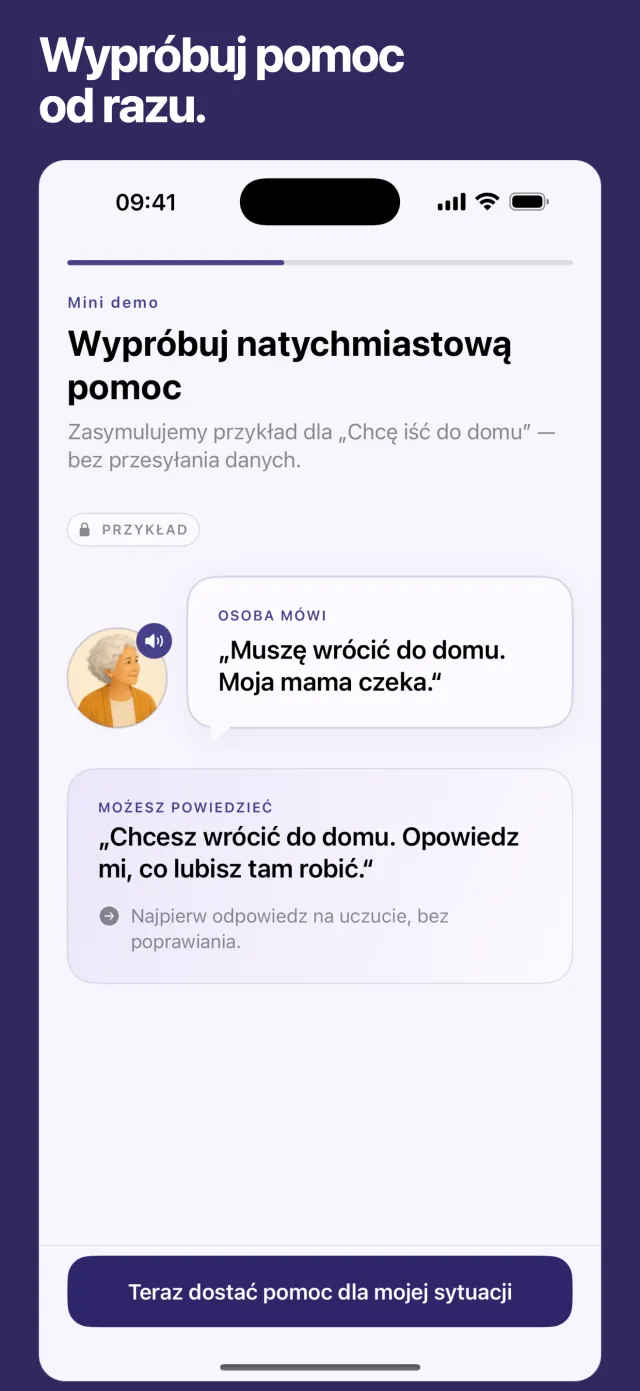 Wypróbuj pomoc od razu.