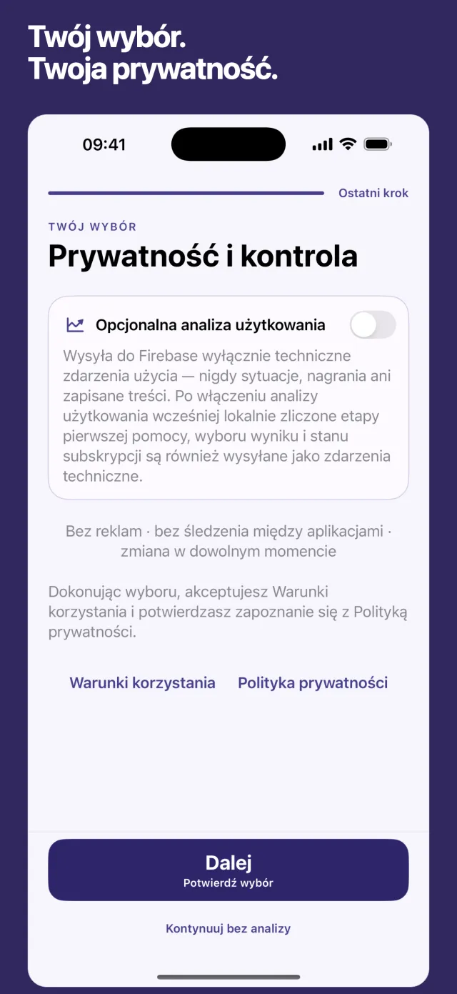 Twój wybór. Twoja prywatność.