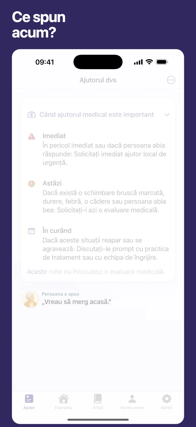 Ce spun acum?