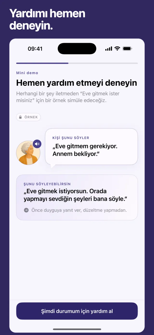 Yardımı hemen deneyin.